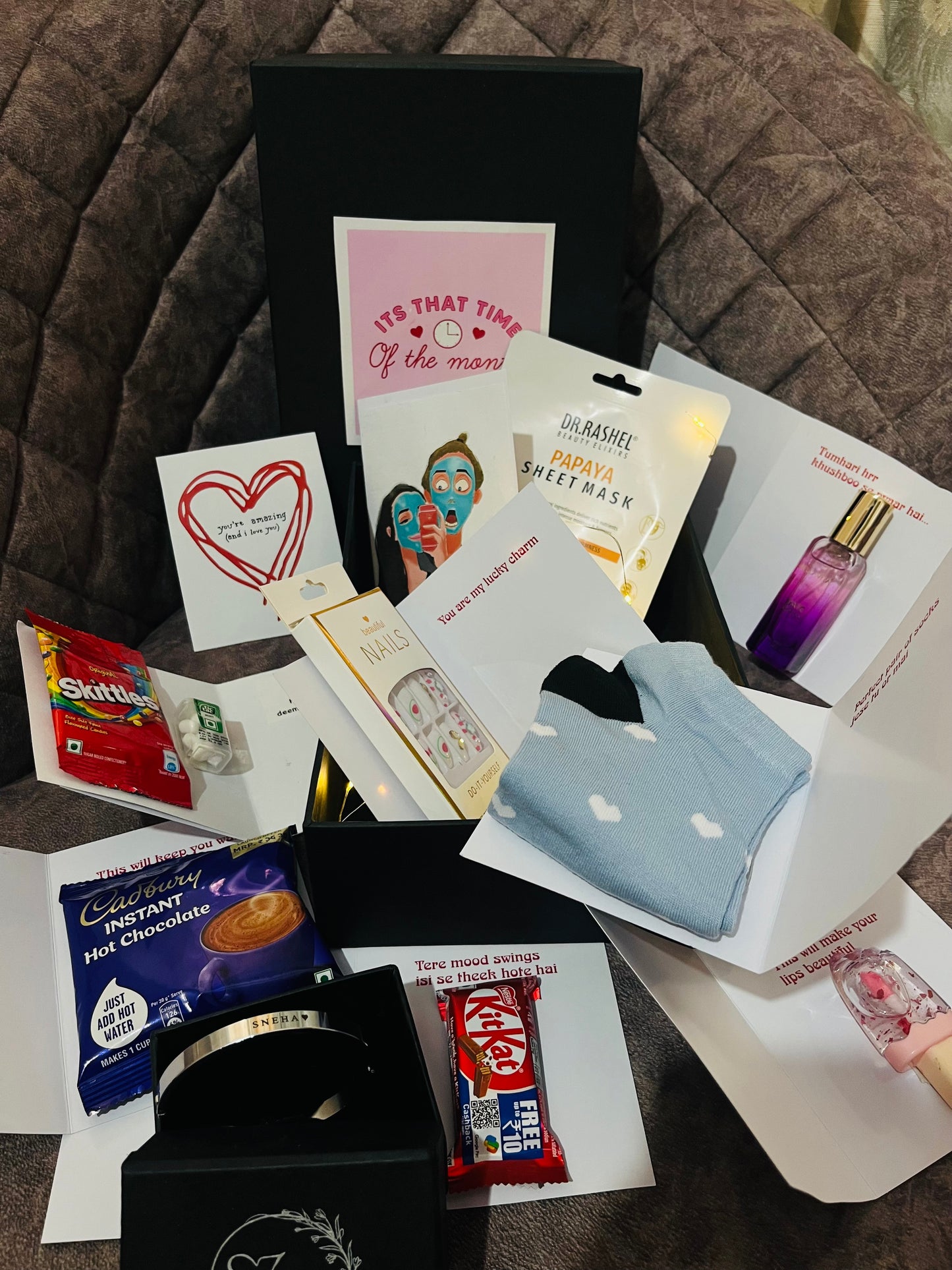 Caring hamper for girls