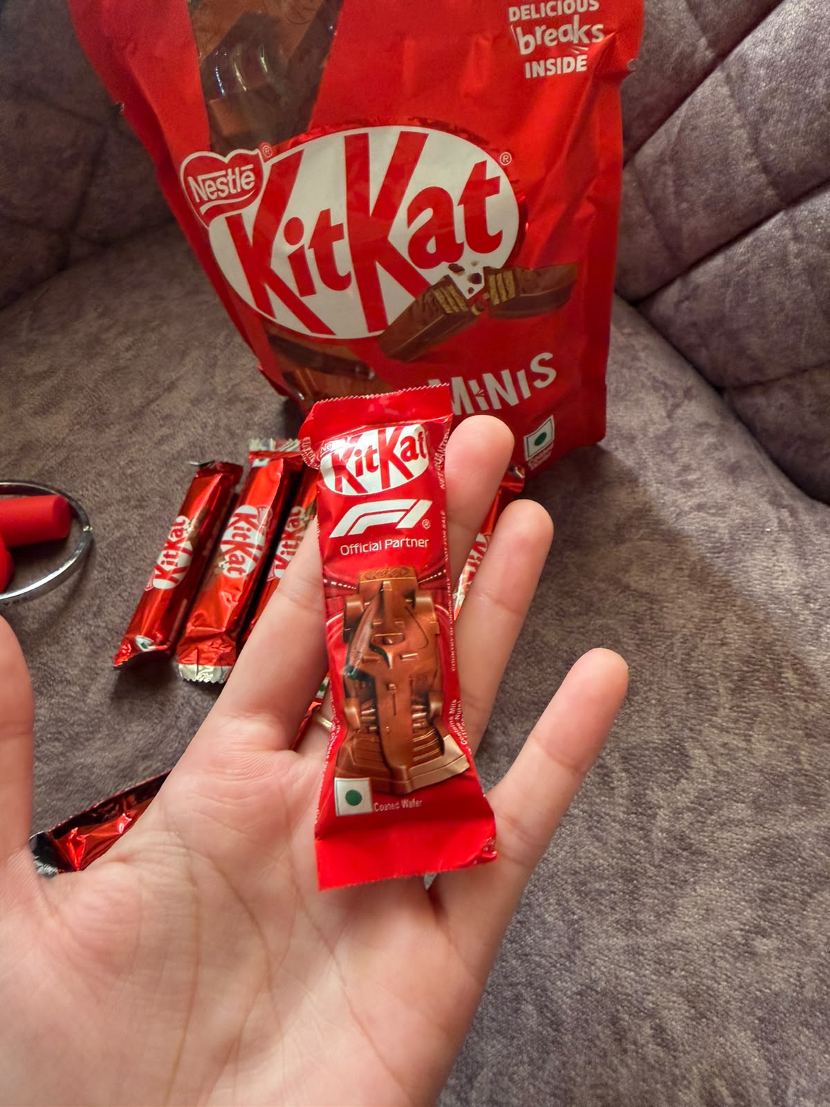 Kitkat surprise for him