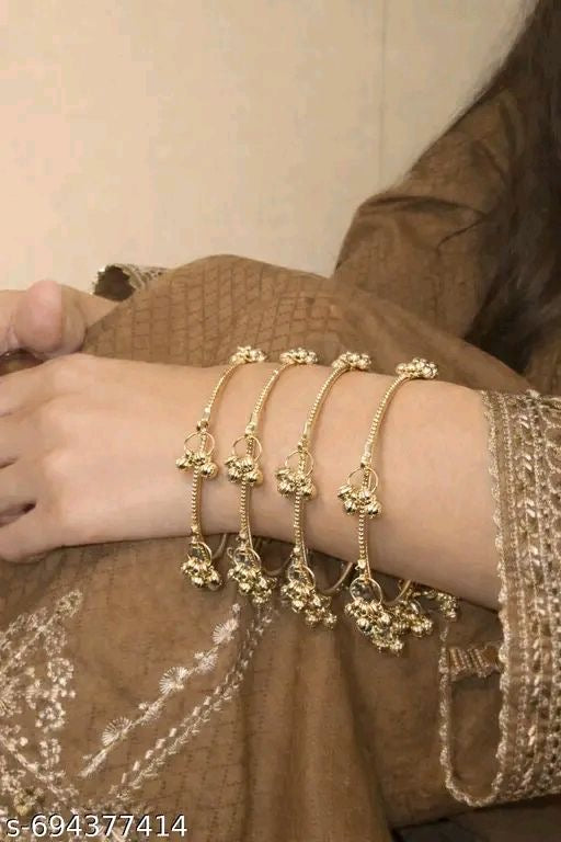 Golden kashmiri bangles