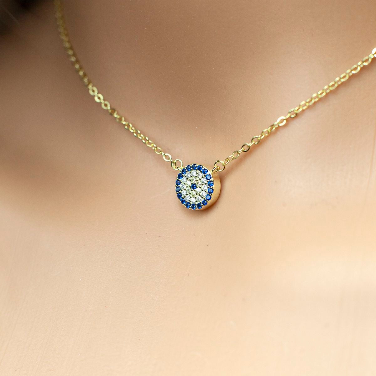 Evil eye anklet + bracelet