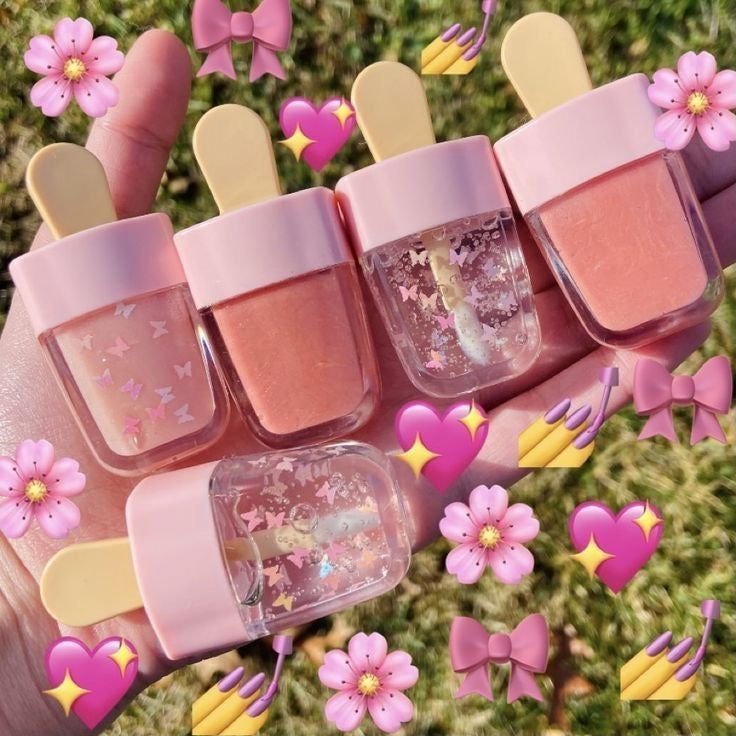 Ice cream lip tint and gloss