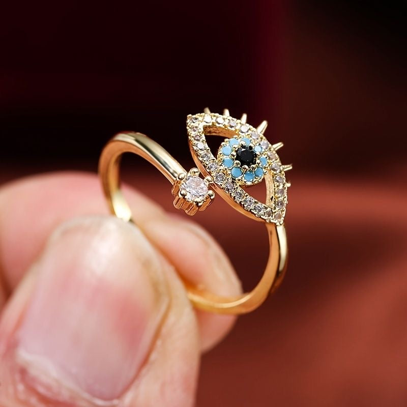 Evil eye ring