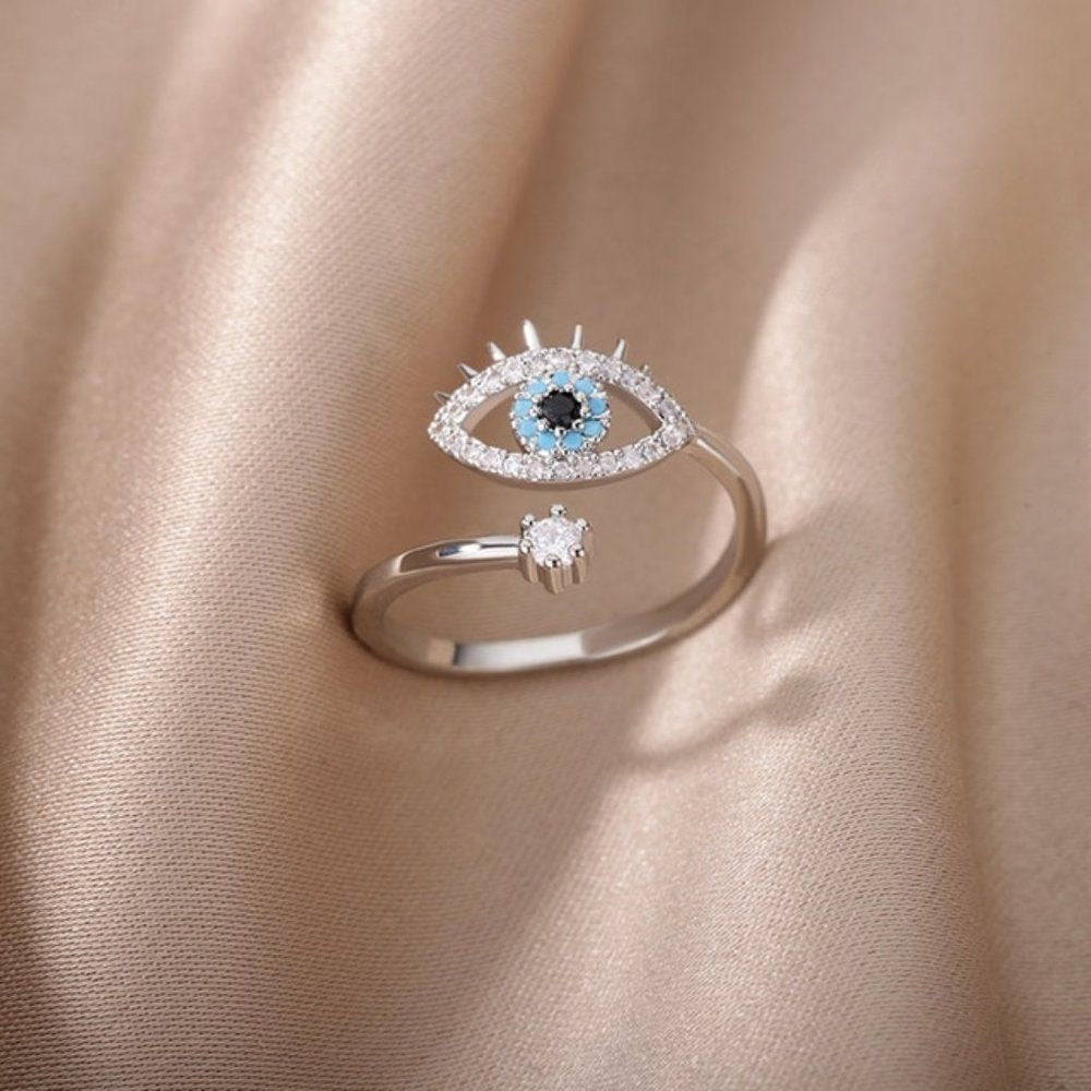 Evil eye ring