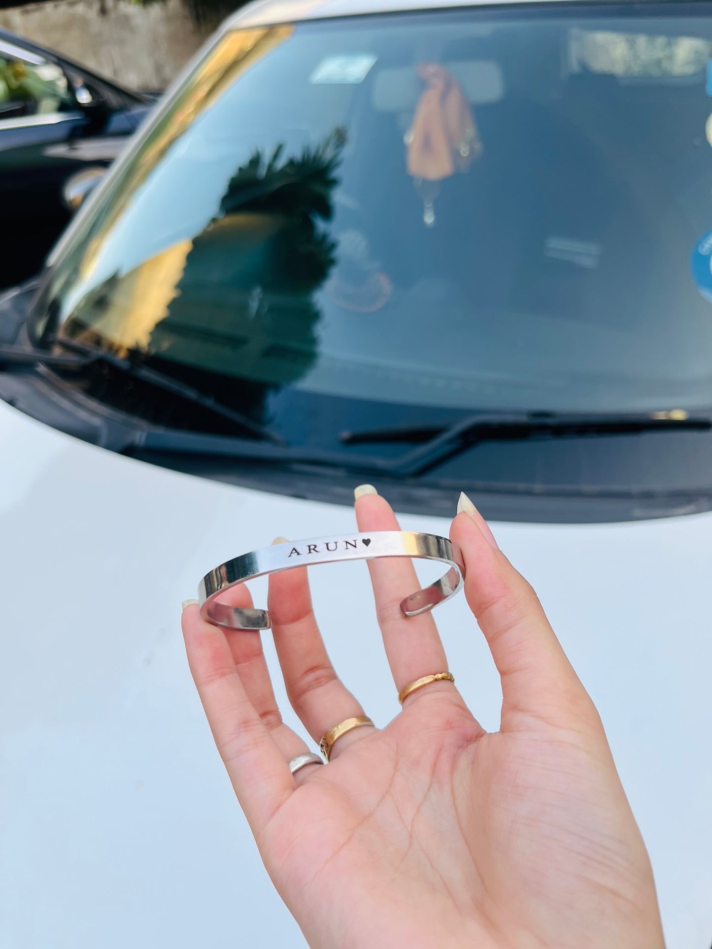 Customised name bracelet