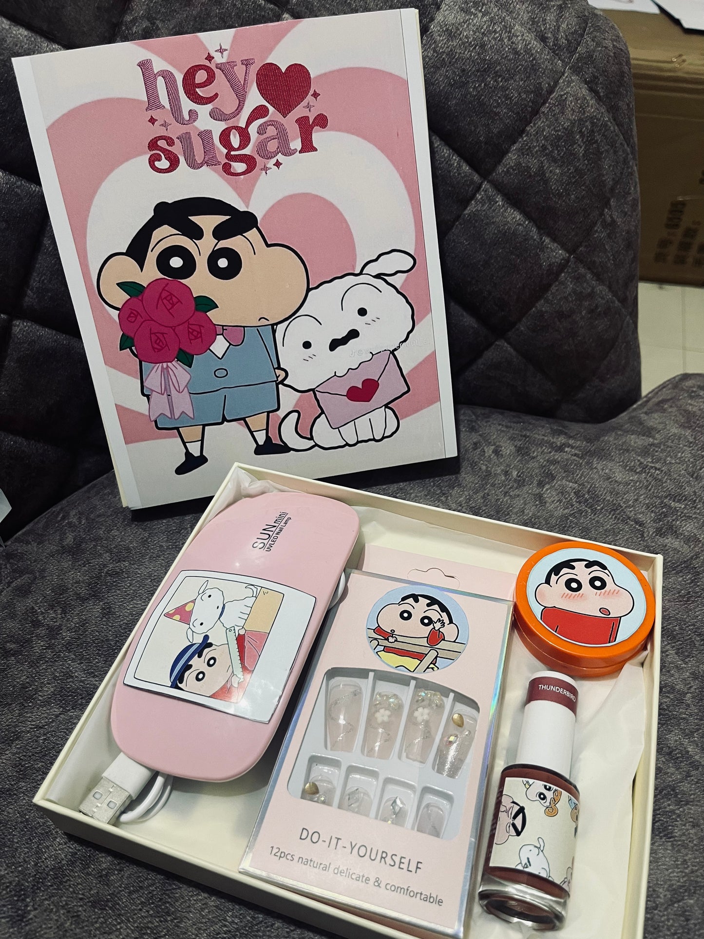 Shinchan nail art kit