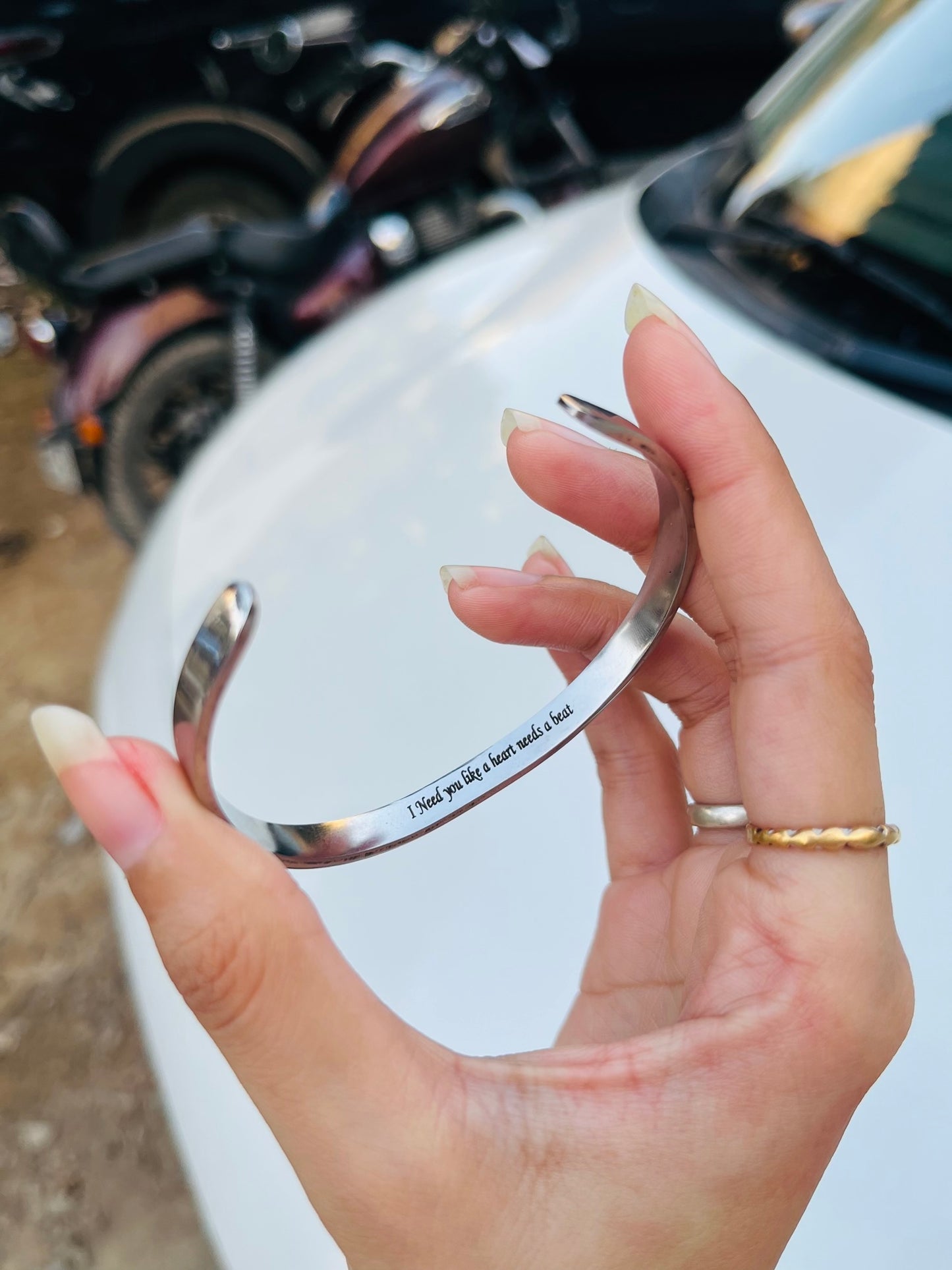 Customised name bracelet