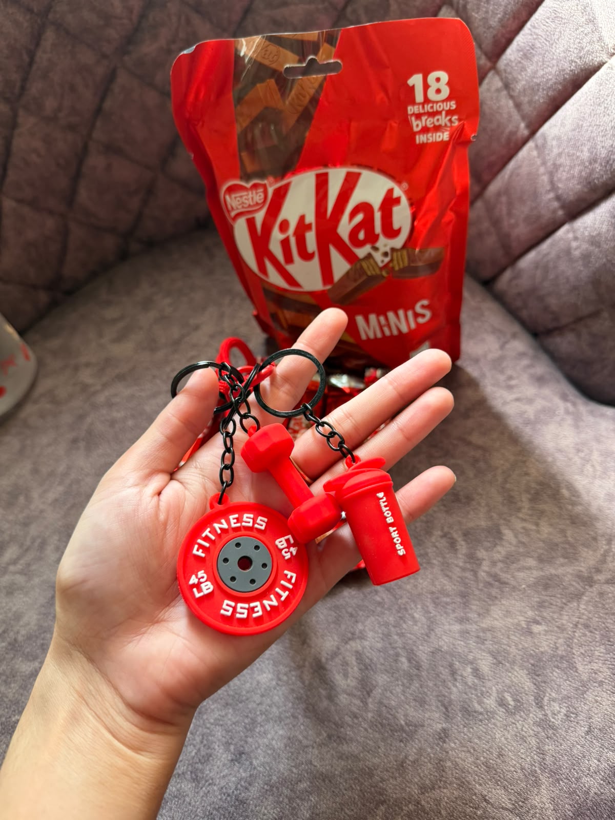 Kitkat surprise for him