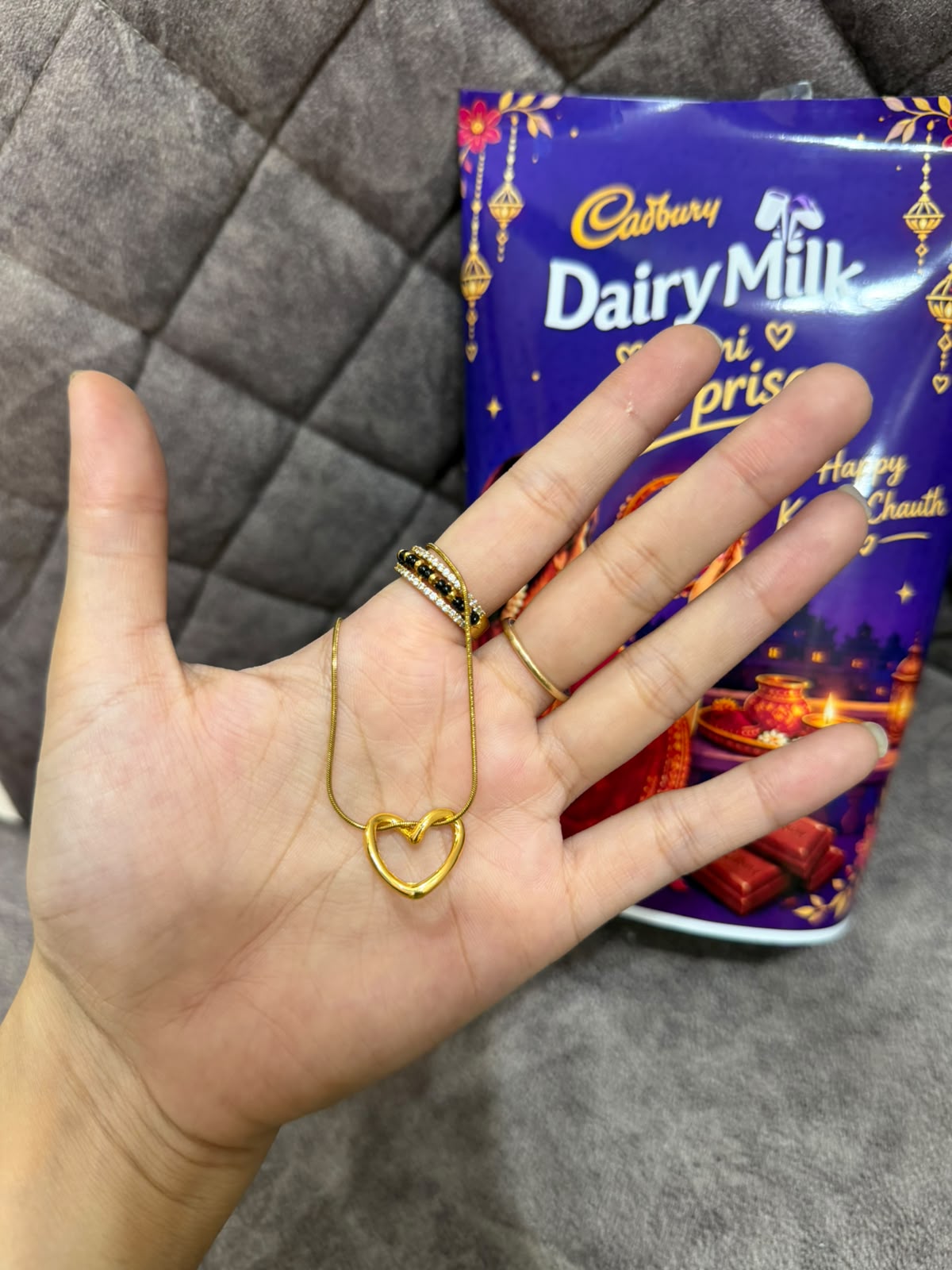 Karvachauth mystery chocolate