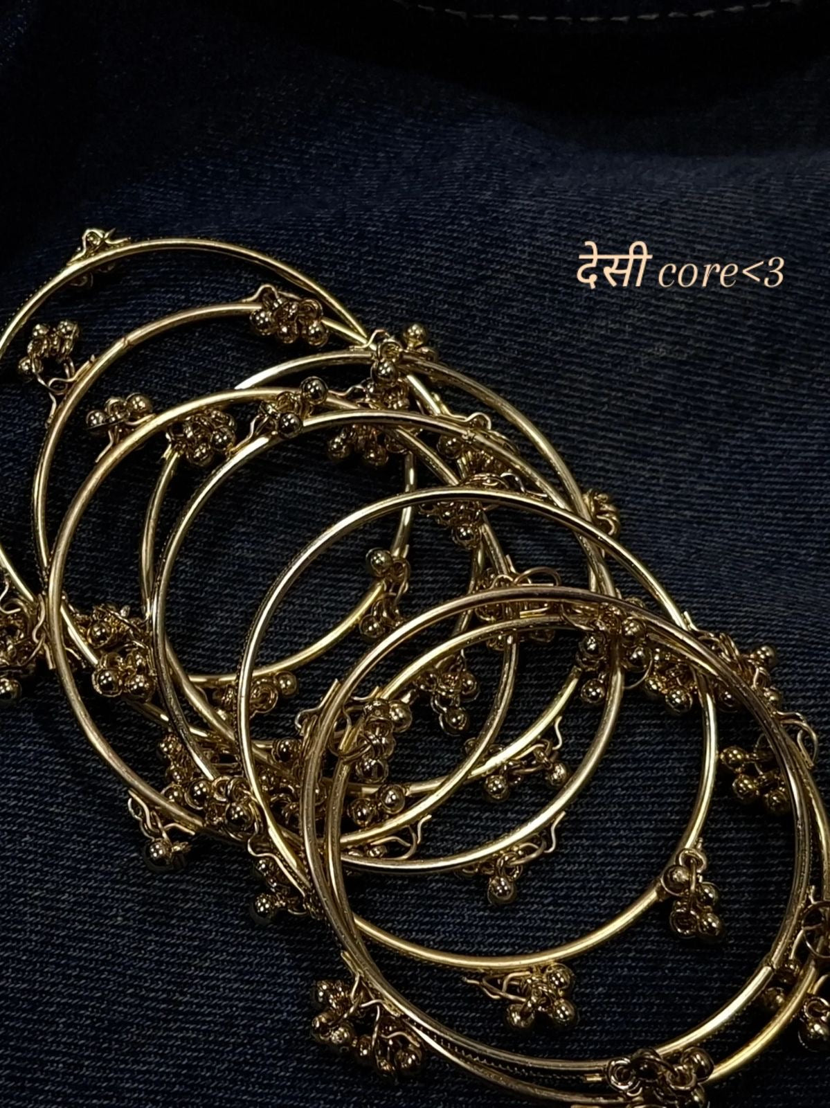 Golden kashmiri bangles