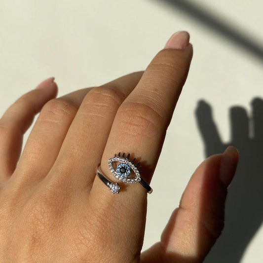 Evil eye ring